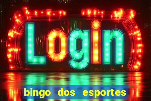 bingo dos esportes para imprimir